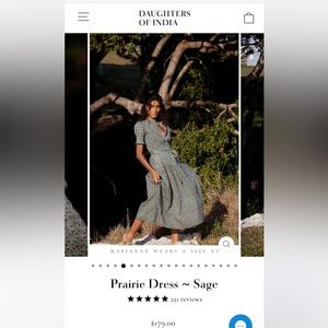 NWT Daughters of India dress! M.